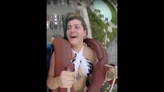 Slingshot Ride Girl Falls Out / Slingshot Ride Girl