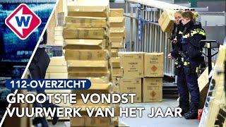 10.000 kilo vuurwerk gevonden in woonwijk | 112-overzicht