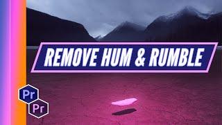 Remove Hum | Remove Rumble | Adobe Premiere Pro Tutorial | Edit With Andy