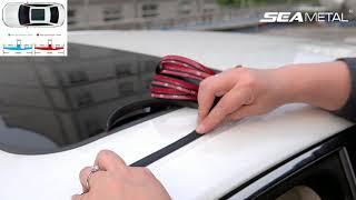 Car Window Rubber Weather Seal Strip Noise Insulation #shorts