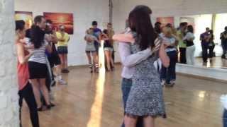 Kizomba Class for begginers. Nadin K. y Iliya S. in Mambo GROUP