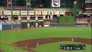 8/25/20 vs LAA 5th inning sac fly from Brian Goodwin