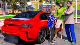 ОТЕЦ И СЫН В GTA 5 - МОЕГО СЫНА ВЫГНАЛИ ИЗ ШКОЛЫ! ШКОЛЬНИК ДРИФТИТ ОКОЛО ШКОЛЫ НА BMW M2! ВОТЕР