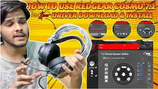 How To Use ReadGear Cosmo 7.1 Headphone In PC | Driver Download & Install Process | Software Details