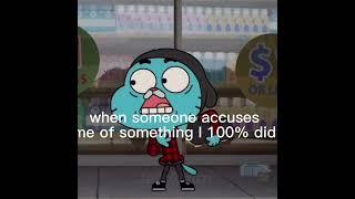 When Someone ￼Accuses Me  #shorts #fypシ #fyp #funny #gumball #cool #accused