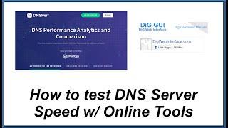 How to Test DNS Server Speed Using Online Tools