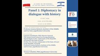 Virtual Conference - PANEL 1 - 30 years of the renewal of Polish-Israeli relations