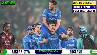 AFG vs ENG Champions Trophy Highlights 2025 | Afghanistan vs England Full Match Highlights 2025