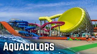 ALL WATER SLIDES at Aquacolors Poreč, Croatia!