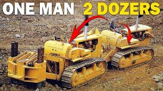 Two Dozers, One Operator (CAT DD9G) ⯮ BEST OF MINING SHORTS (JUNE 2024)