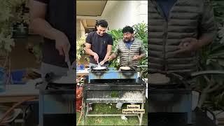 Mega Star Chiranjeevi and Varun Tej  Making Dosa Funny Video  | #shorts #telugu #tollywood #acharya