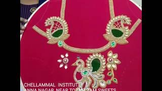 AARI EMBROIDERY CLASS100% PRACTICAL-CHELLAMMAL INSTITUTE MADURAI-9445105454