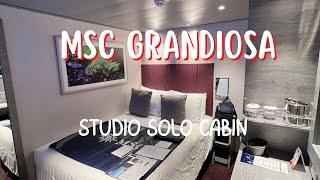 SOLO CRUISE CABIN onboard MSC Grandiosa!