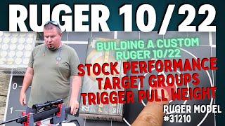 Ruger 10/22 Custom Build | Stock Ruger 10/22 Performance ► Target Groups and Trigger Pull Weight!