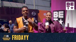 BET & McDonald’s Chat With Nominee Fridayy On The BET Awards Red Carpet