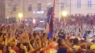 Welcome 6 National Football Team on the Zagreb Central Square after Mundial 2018 Russia - July 16th