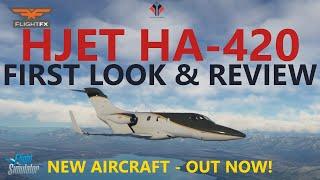 The NEW FlightFX HondaJet H-Jet for Microsoft Flight Simulator - Out Now! First Look & Review