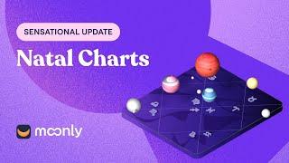 The long-awaited update — Natal charts are available in Moonly app! 