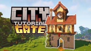 Minecraft | How to build a medieval city gate