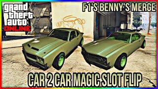 PATCHED GTA V ONLINE CAR 2 CAR MAGIC SLOT FLIP INTERIOR'S WHEEL'S TINT GLITCH MERGE MODDED CARS PS4