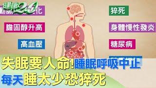 失眠要人命！睡眠呼吸中止. 每天睡太少恐猝死 健康2.0