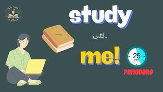 Study With Sai | study together | 1hour | Study with me | Pomodoro Technique | study room