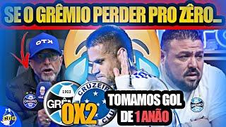  VAMOS RIR? CRUZEIRO ganha do GRÊMIO e GREMISTAS REAGEM