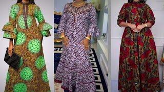 Matured and beautiful Ankara gown styles | African print dres styles | styles for all occasions