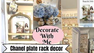 Chic Chanel Plate Rack Decor | Get Inspired By Chellesglamhome