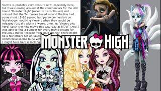 (Mainly) Scrapped and (Some) Speculated Lost Media for Monster High