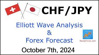 CHF JPY Elliott Wave Analysis | Forex Forecast | October 7, 2024 | CHFJPY Analysis Today