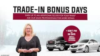 Trade-In Bonus Days at Davis GMC Buick Medicine Hat