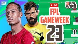 FPL Gameweek 23 Pod | The FPL Wire | Fantasy Premier League Tips 2024/25