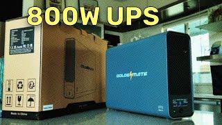 Goldenmate UPS1000VA/800W Pro Uninterrupated Power Supply