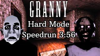 Granny 4 The Rebellion Hard Mode Speedrun 3:56 Former WR