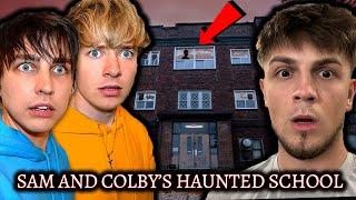 My TERRIFYING Experience at Sam and Colby's HAUNTED School - Farrar School (FULL MOVIE)