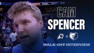 Cam Spencer Walk Off Interview | Grizzlies vs. Suns