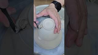 숙우 굽깎기_ #도마담 #wheelthrown #potterywheel