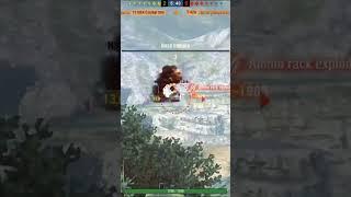 T110E4 Destroyer on World Of Tanks Blitz - AMMORACK EXPLOSION  |DominusBurnU| #shorts #wotblitz