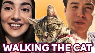 Walking Our Cat For The First Time • Saf & Tyler