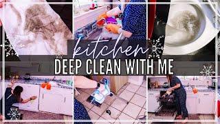 SATISFYING KITCHEN DEEP CLEAN WITH ME 2022 | CLEANING MOTIVATION | Brianne Walter