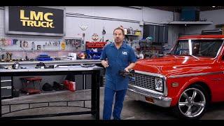 How to Install a 3 Point Retractable Seat Belt | Kevin Tetz with LMC Truck