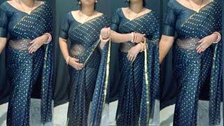 Regular saree draping|Easy saree draping style|saree how to wear |Saree Draping Vlogs