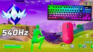 SteelSeries Apex Pro TKL ASMR  Solo Gameplay  Satisfying Keyboard Fortnite 360 FPS 4K