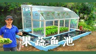 建造廉价但高效的鱼池和温室种植蔬菜的技巧