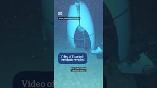 New vision of imploded Titan sub wreckage | ABC News