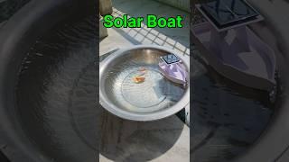 Homemade Solar Boat  DIY Mini Solar Boat ️  #diy #shorts #miniboat