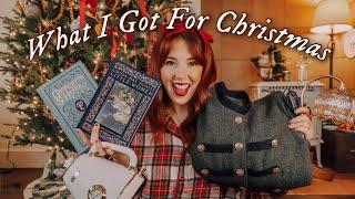 What I Got For Christmas 2023  vintage cottagecore/cozy/bookish