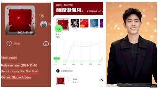 Xiao Zhan's Intro topped the trending list on QQ Music. He used his own studio to record the Album.