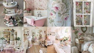 top33+ Shabby Chic and Vintage Rustic style Farmhouse Cottage Interior Exterior Decorations Ideas